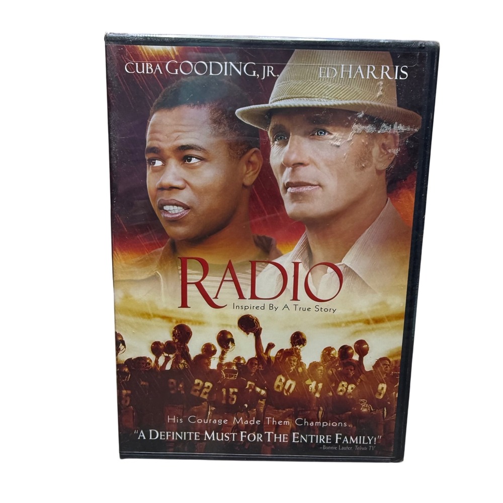 Radio DVD Movie Cuba Gooding Jr Ed Harris Inspired By True Story